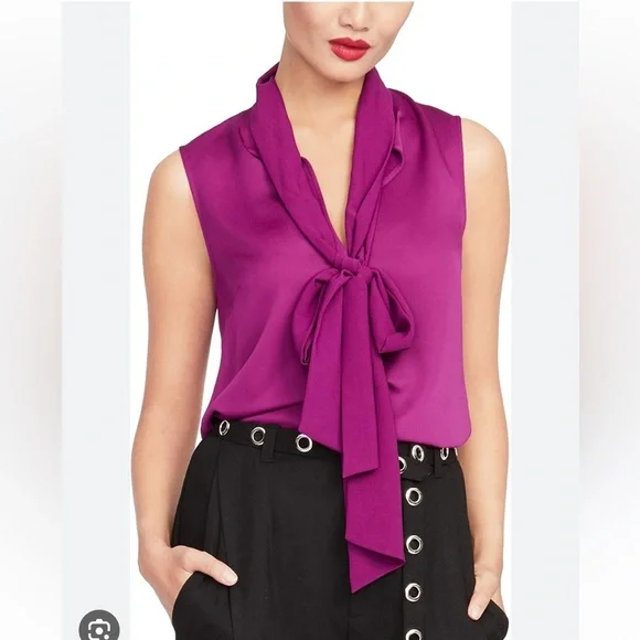 Rachel Rachel Roy Jasper Tie Neck top - Picture 4 of 4